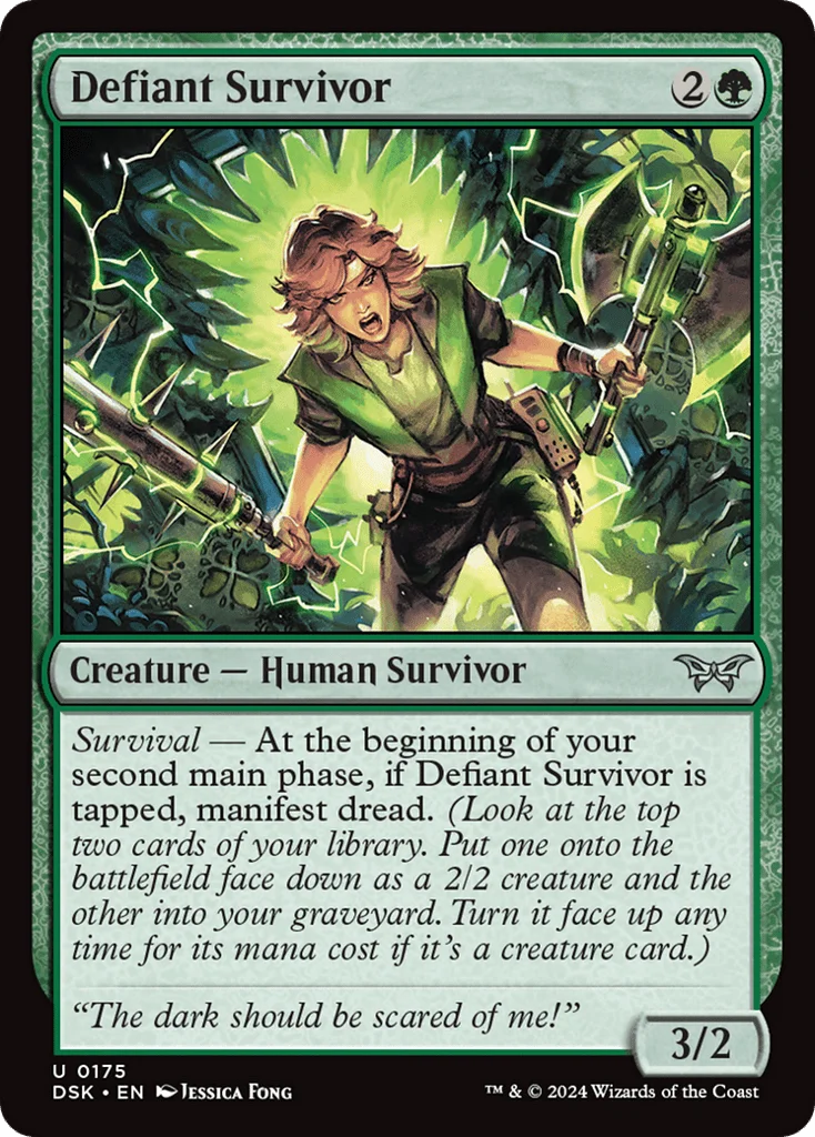 Defiant Survivor · Duskmourn: House of Horror