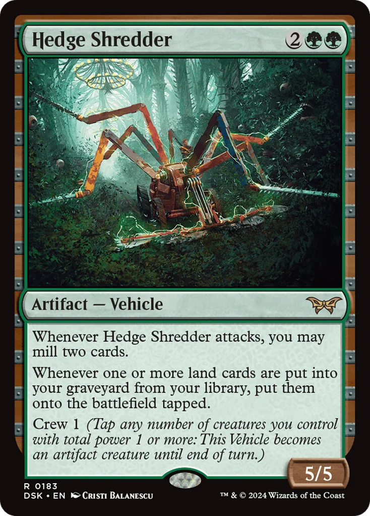 Hedge Shredder · Duskmourn: House of Horror