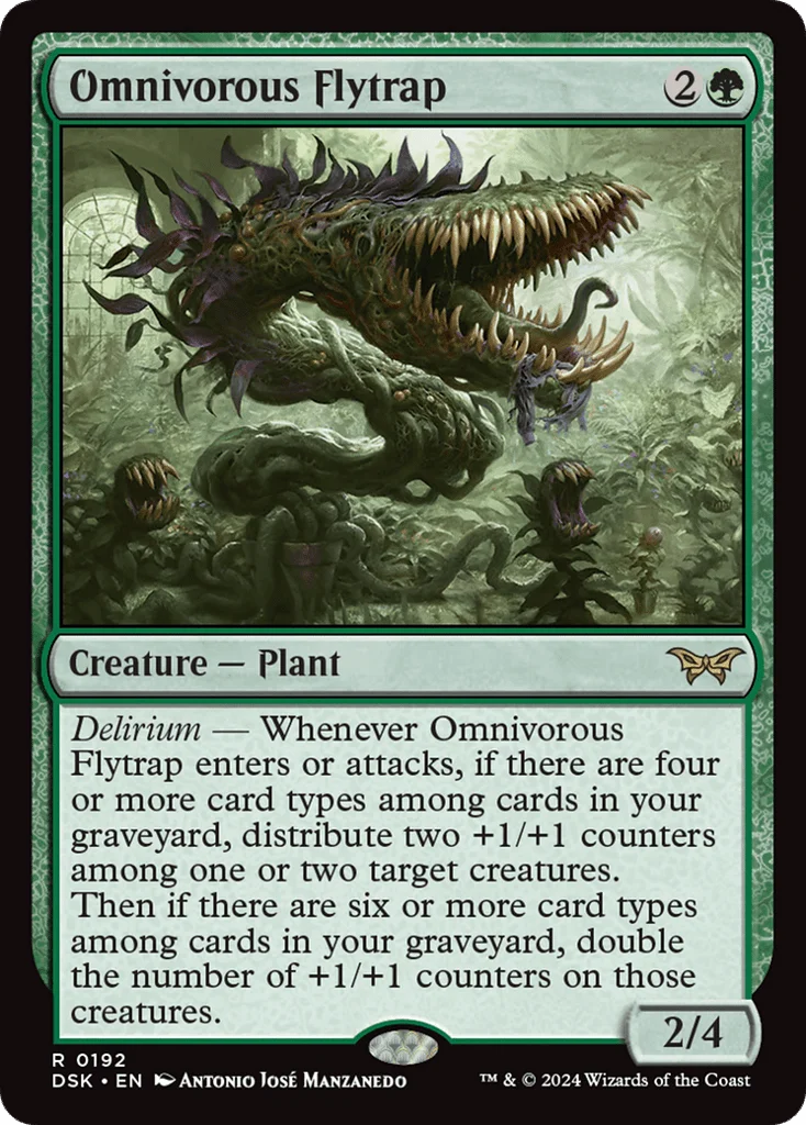 Omnivorous Flytrap · Duskmourn: House of Horror