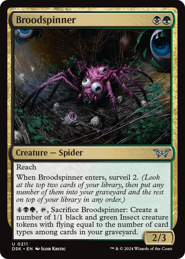 Broodspinner · Duskmourn: House of Horror