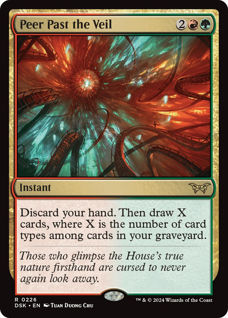 Peer Past the Veil · Duskmourn: House of Horror