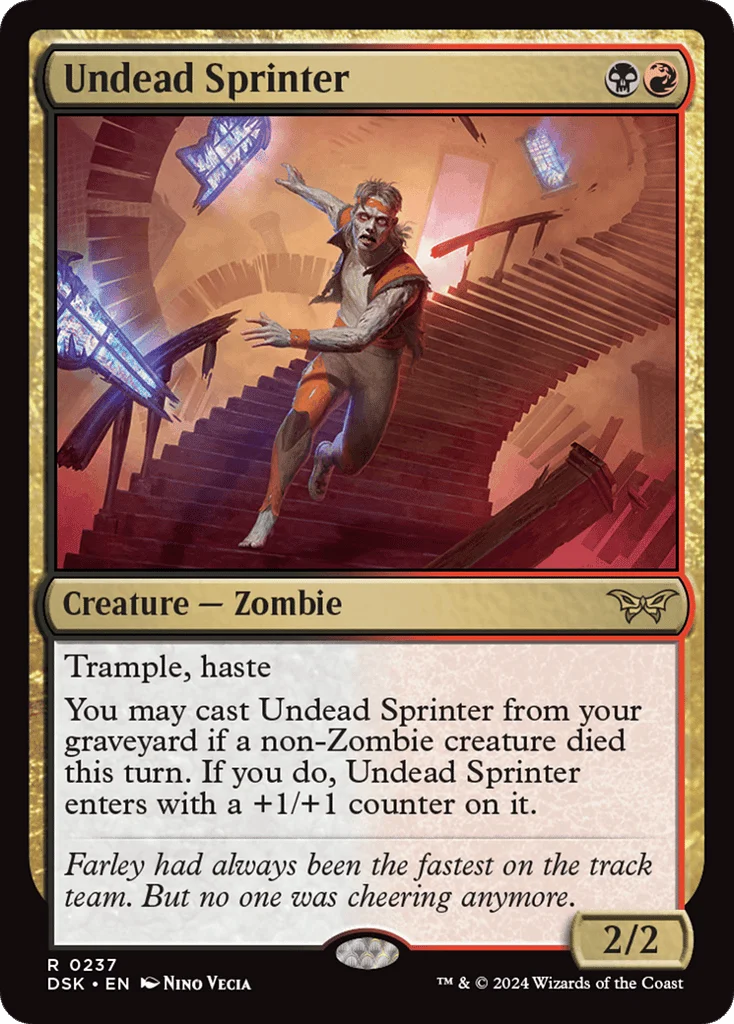 Undead Sprinter · Duskmourn: House of Horror