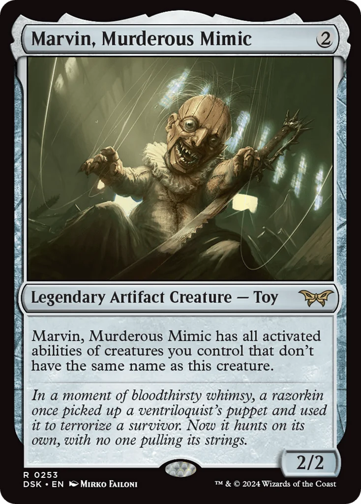 Marvin, Murderous Mimic · Duskmourn: House of Horror