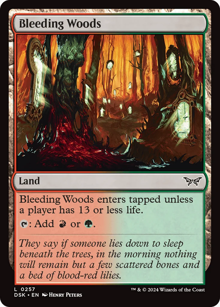 Bleeding Woods · Duskmourn: House of Horror