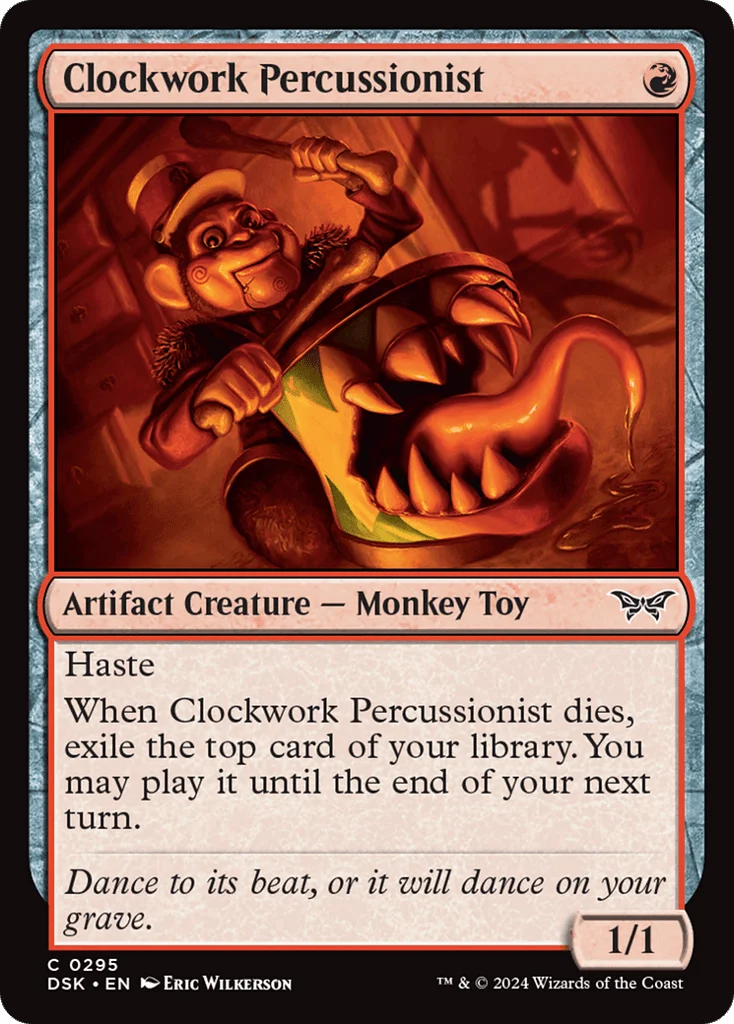 Clockwork Percussionist · Duskmourn: House of Horror