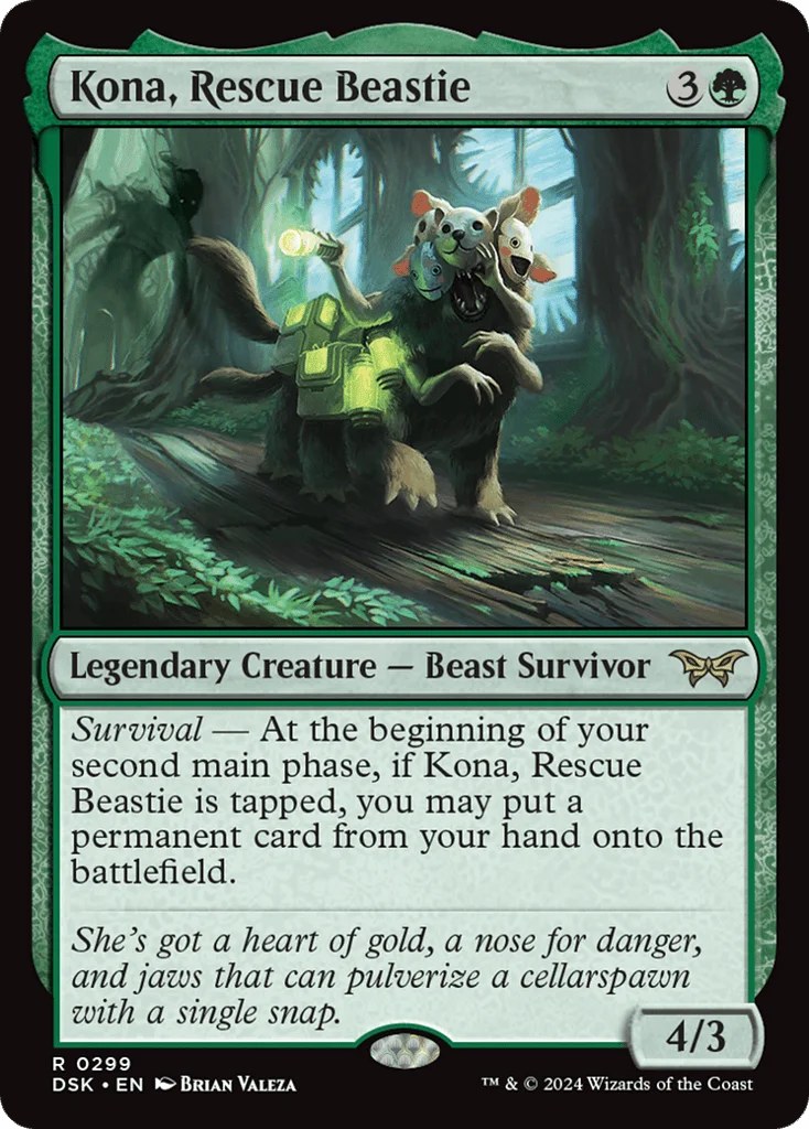 Kona, Rescue Beastie · Duskmourn: House of Horror