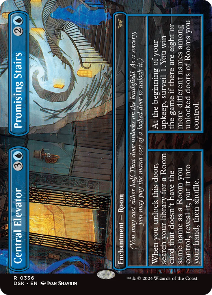 Central Elevator // Promising Stairs · Duskmourn: House of Horror
