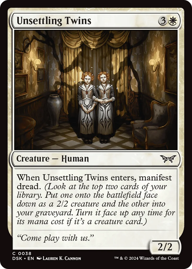 Unsettling Twins · Duskmourn: House of Horror