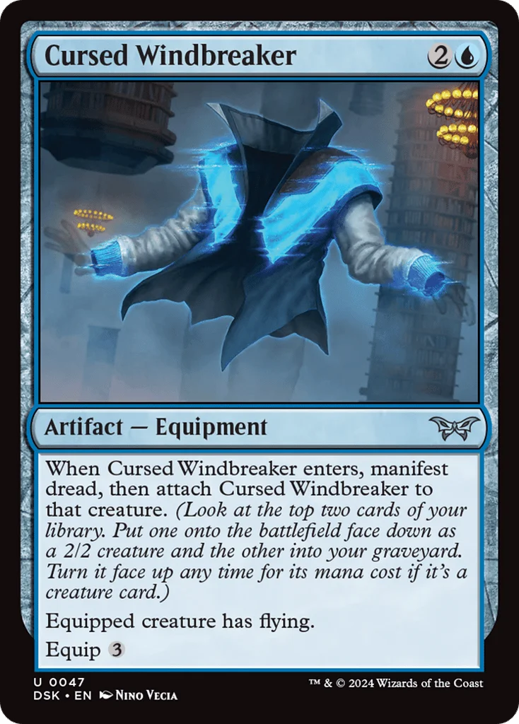 Cursed Windbreaker · Duskmourn: House of Horror