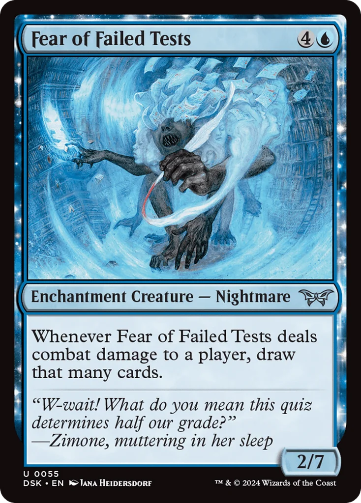 Fear of Failed Tests · Duskmourn: House of Horror