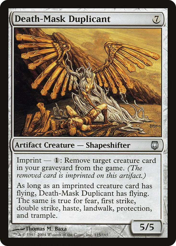 Death-Mask Duplicant · Darksteel