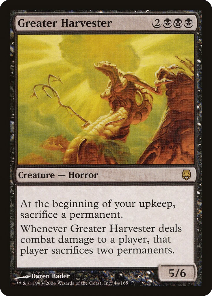 Greater Harvester · Darksteel