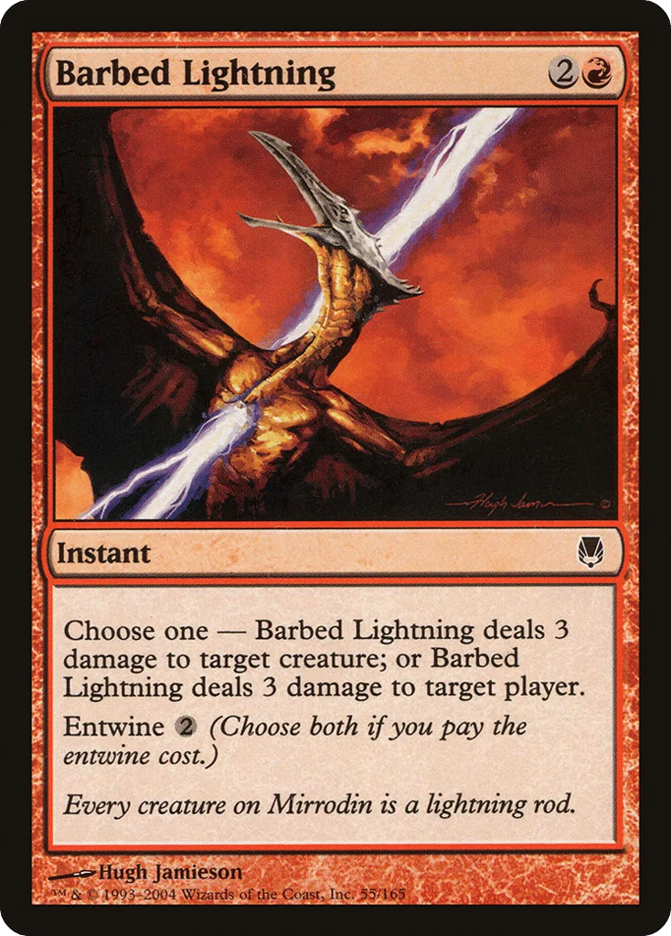 Barbed Lightning · Darksteel