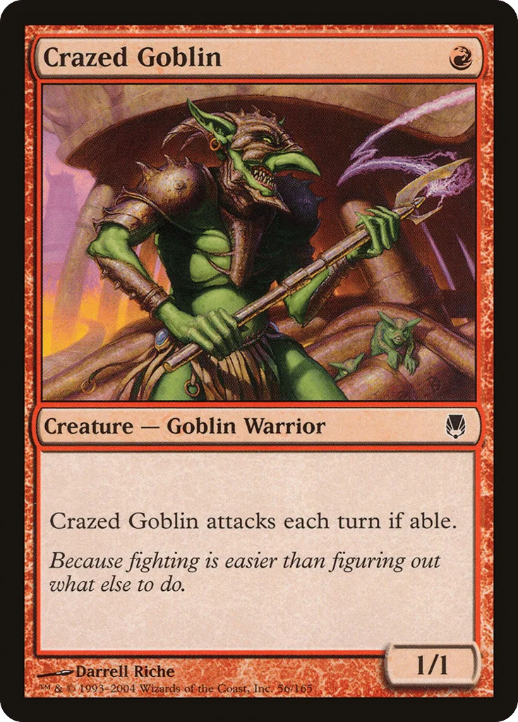 Crazed Goblin · Darksteel