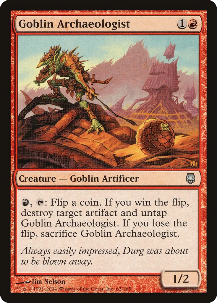 Goblin Archaeologist · Darksteel