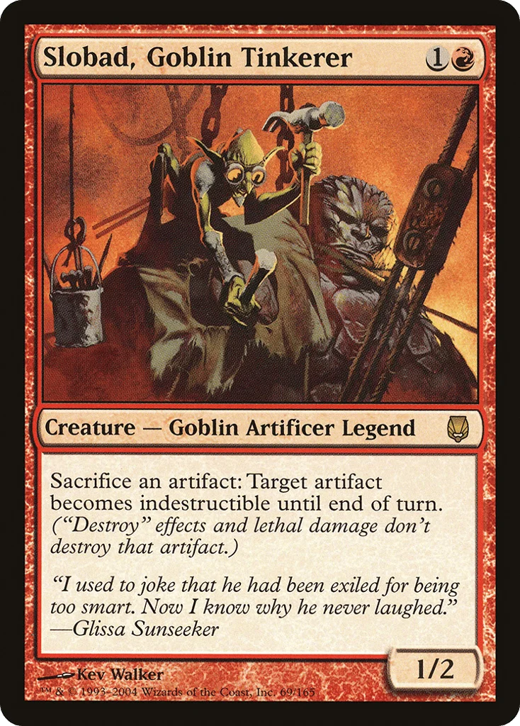 Slobad, Goblin Tinkerer · Darksteel
