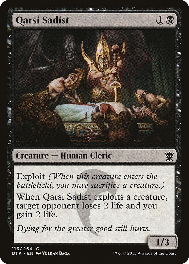 Qarsi Sadist · Dragons of Tarkir