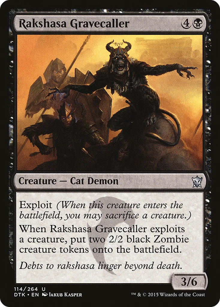 Rakshasa Gravecaller · Dragons of Tarkir