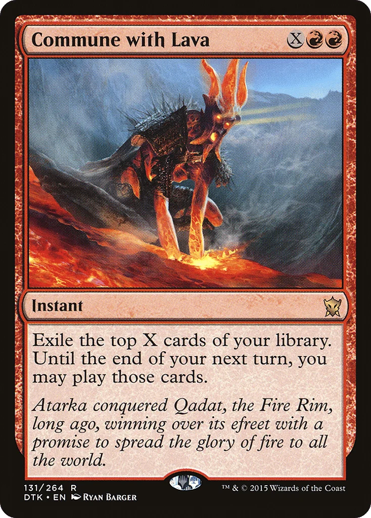 Commune with Lava · Dragons of Tarkir