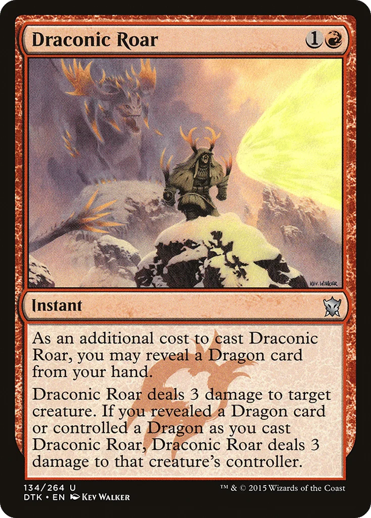 Draconic Roar · Dragons of Tarkir
