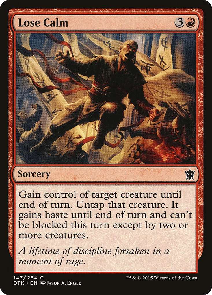 Lose Calm · Dragons of Tarkir