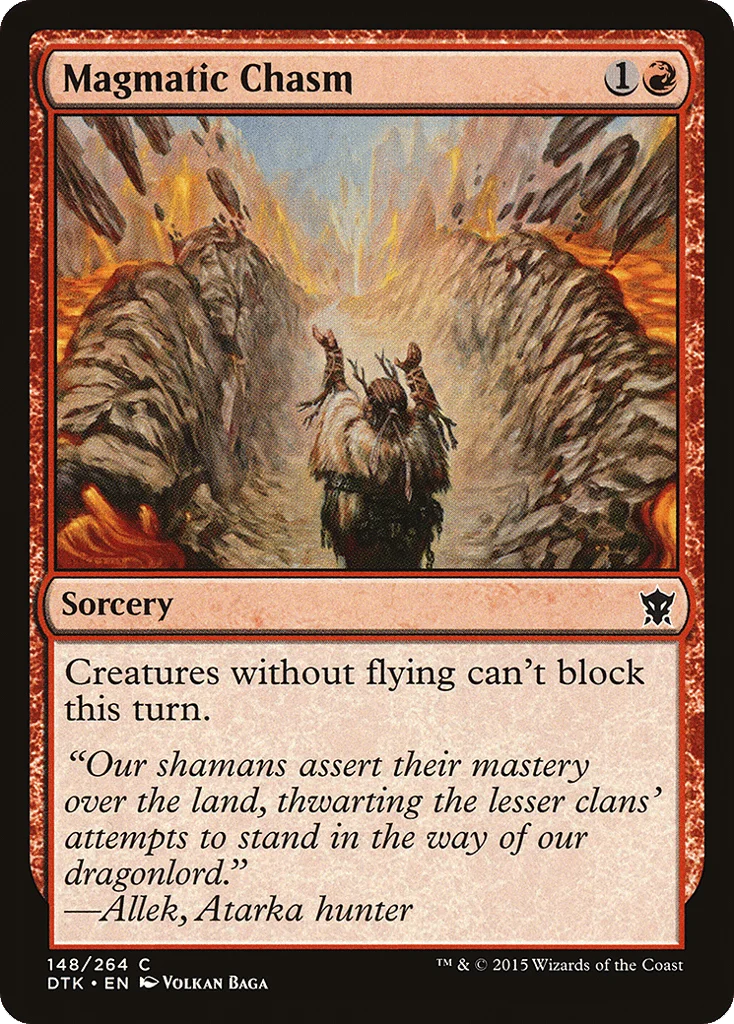 Magmatic Chasm · Dragons of Tarkir