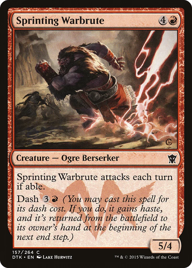 Sprinting Warbrute · Dragons of Tarkir