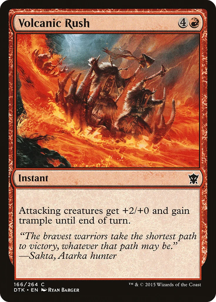 Volcanic Rush · Dragons of Tarkir