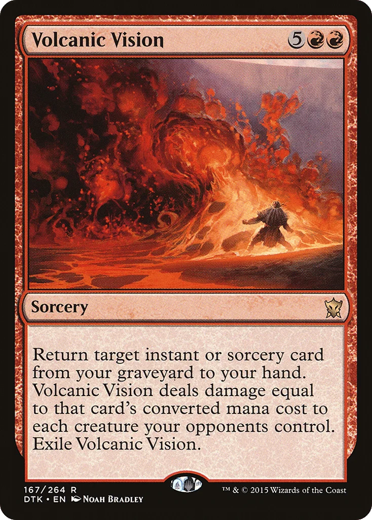 Volcanic Vision · Dragons of Tarkir