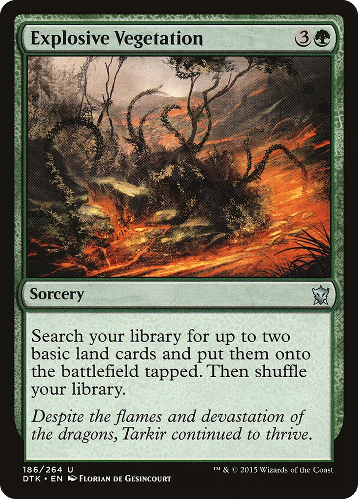 Explosive Vegetation · Dragons of Tarkir