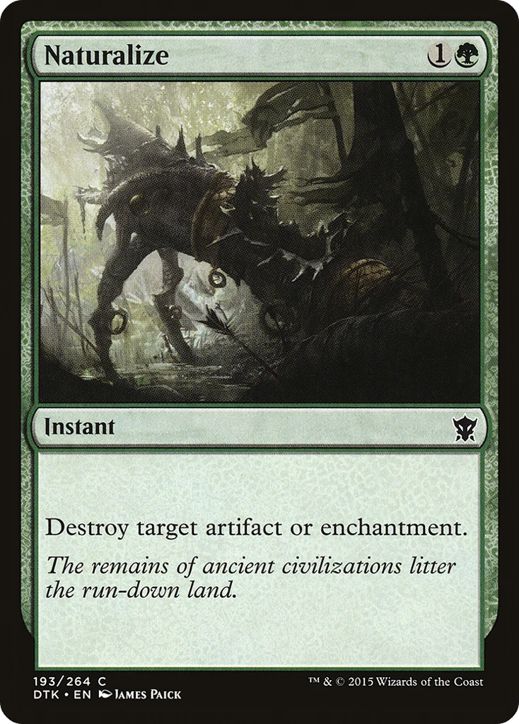 Naturalize · Dragons of Tarkir