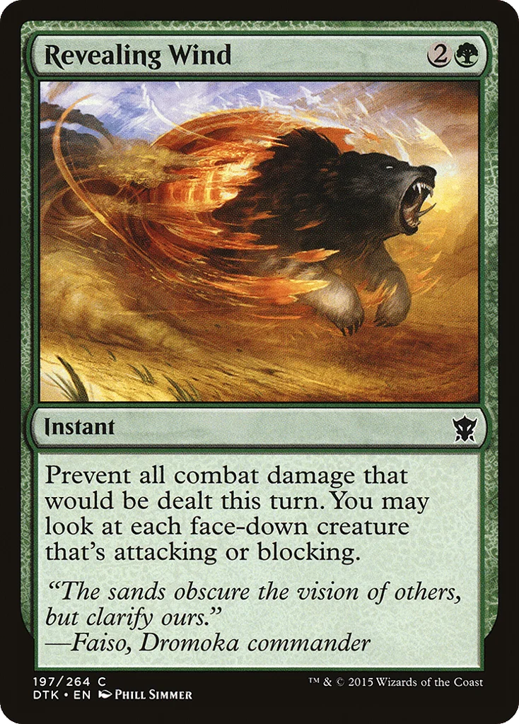 Revealing Wind · Dragons of Tarkir