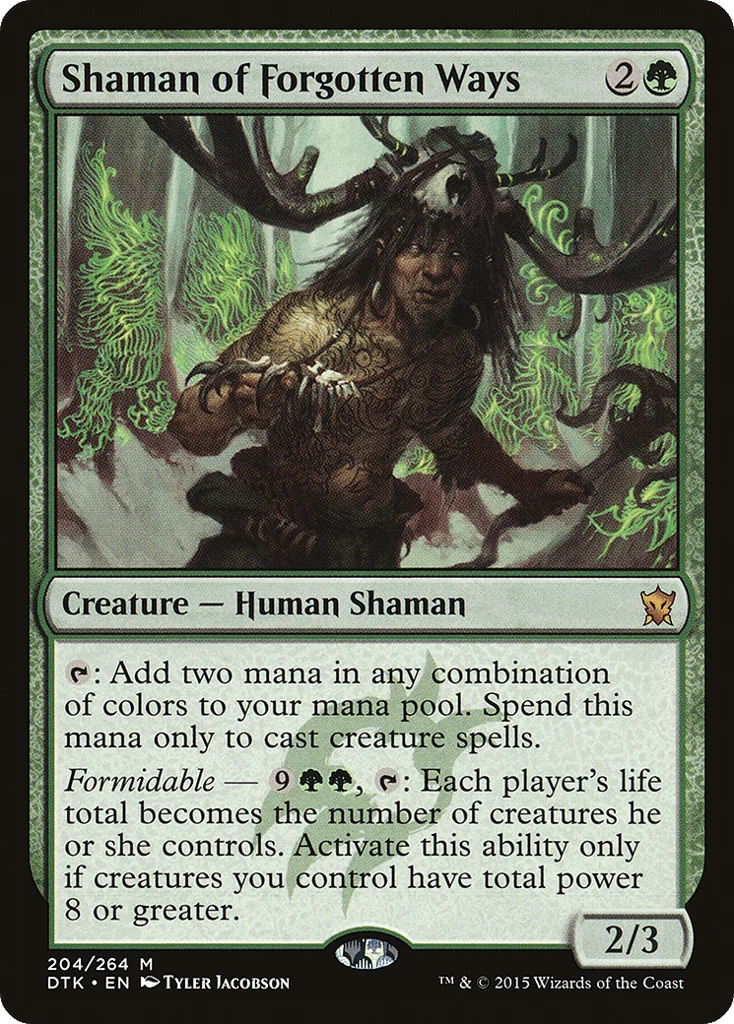 Shaman of Forgotten Ways · Dragons of Tarkir