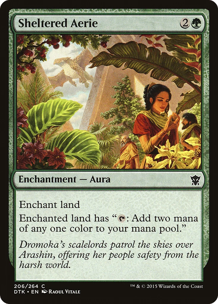 Sheltered Aerie · Dragons of Tarkir