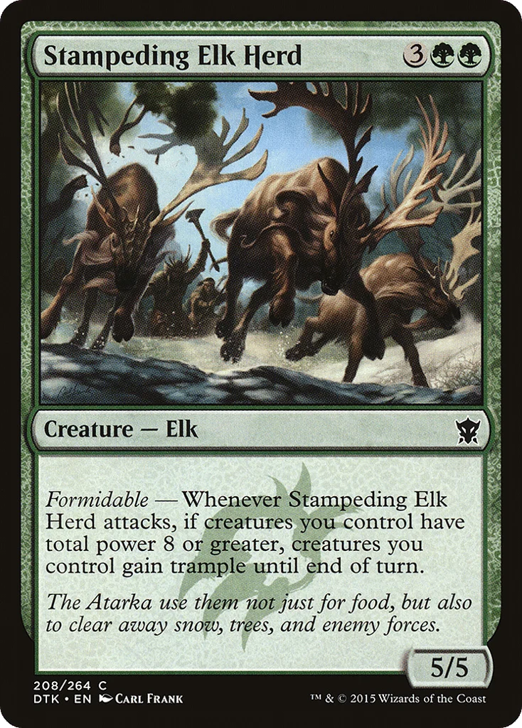 Stampeding Elk Herd · Dragons of Tarkir