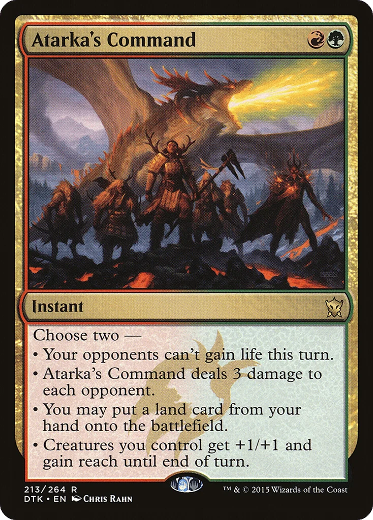 Atarka's Command · Dragons of Tarkir