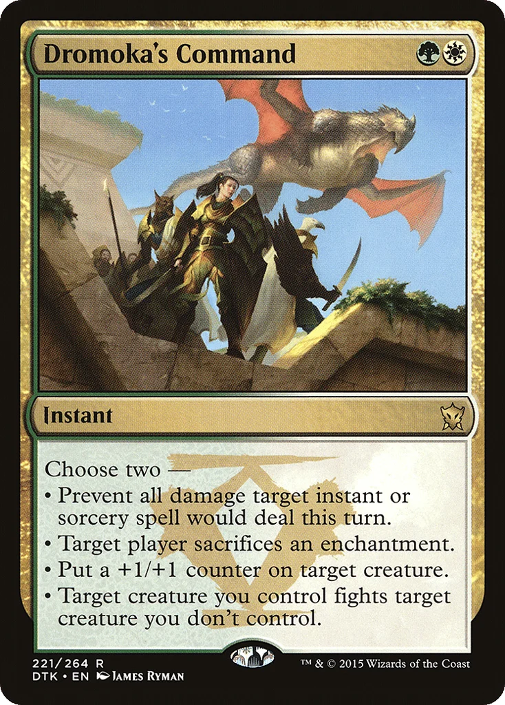 Dromoka's Command · Dragons of Tarkir
