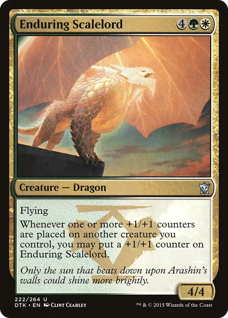 Enduring Scalelord · Dragons of Tarkir