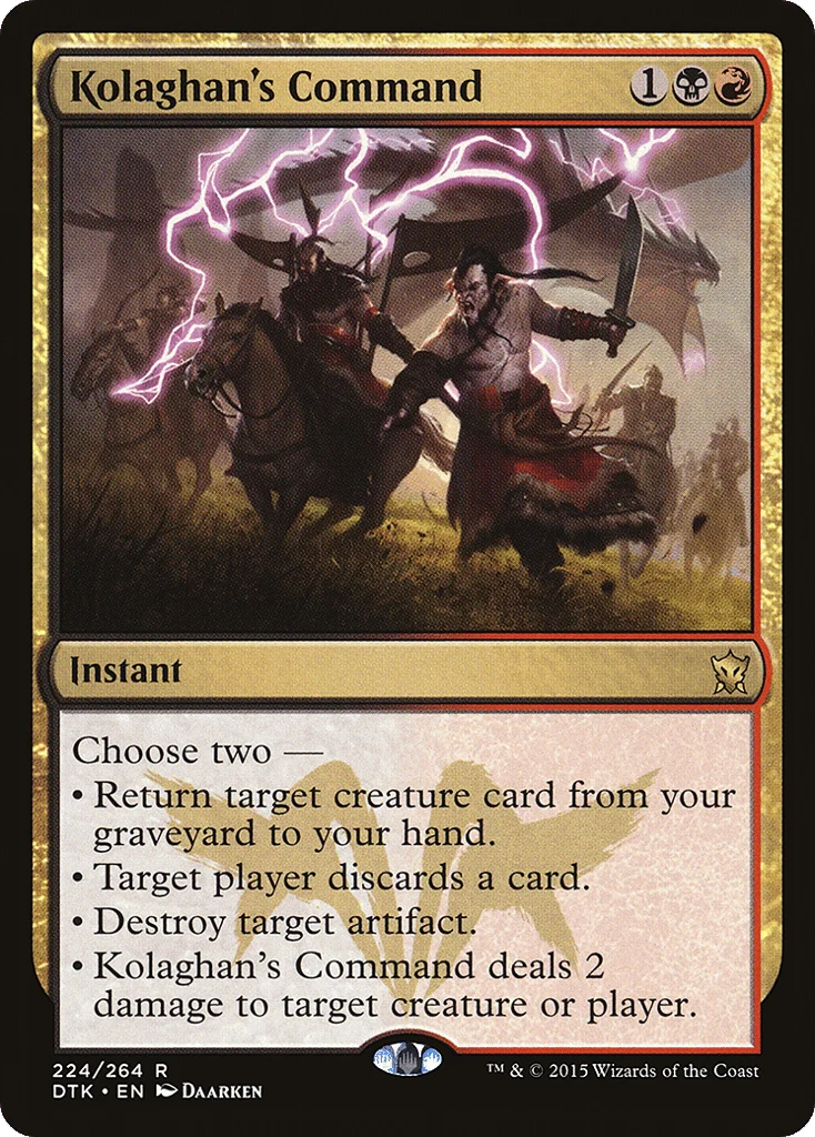 Kolaghan's Command · Dragons of Tarkir