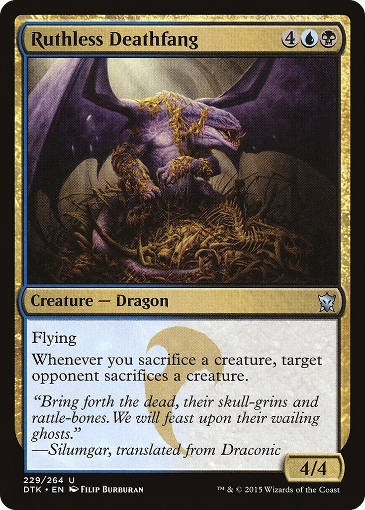 Ruthless Deathfang · Dragons of Tarkir