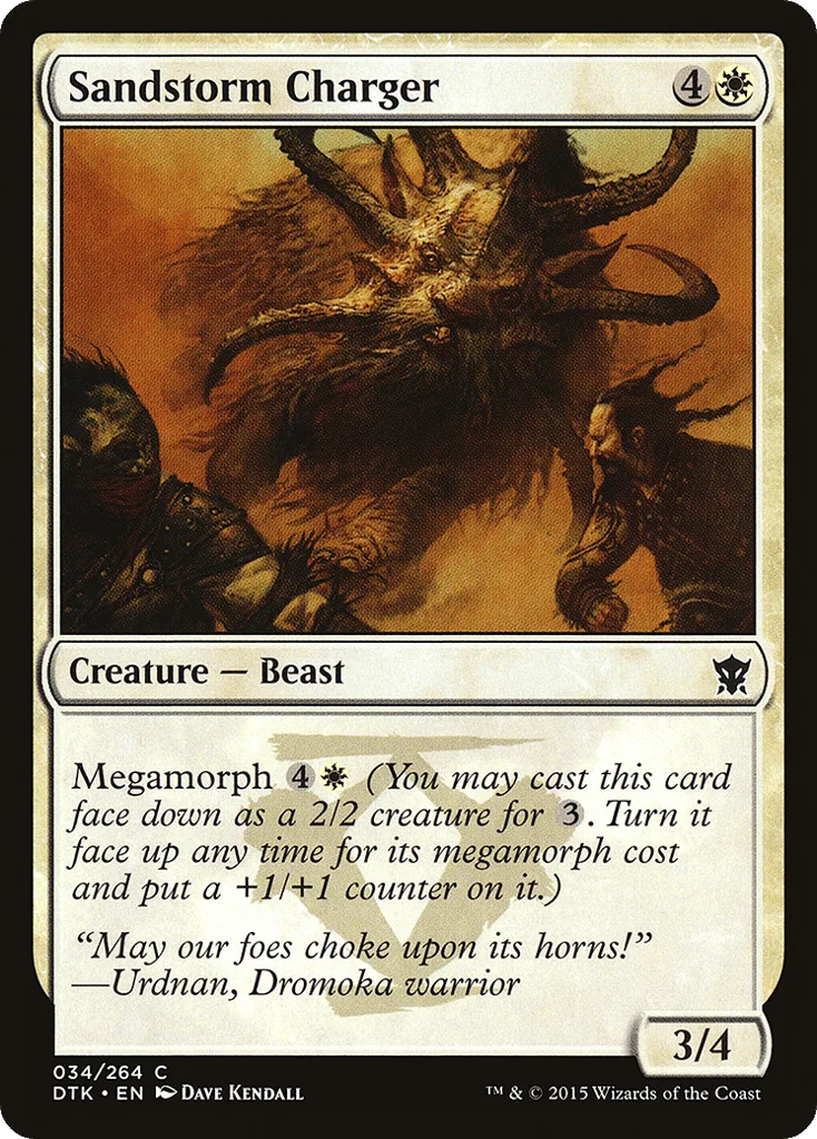 Sandstorm Charger · Dragons of Tarkir
