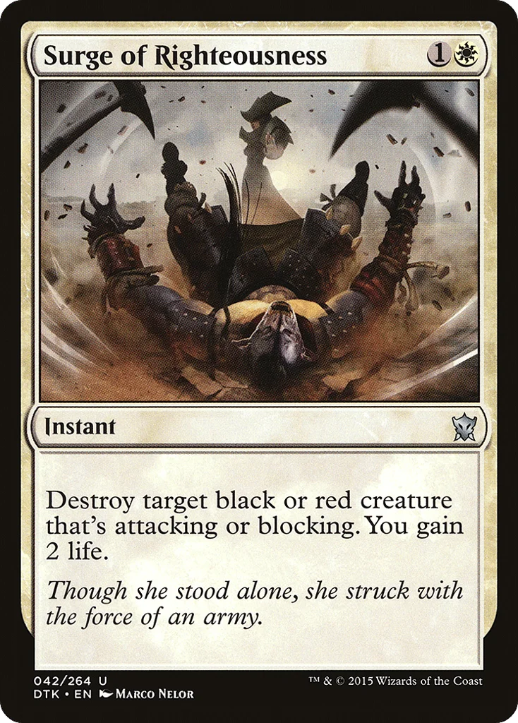 Surge of Righteousness · Dragons of Tarkir