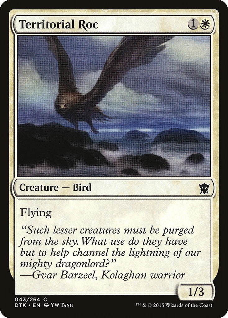Territorial Roc · Dragons of Tarkir
