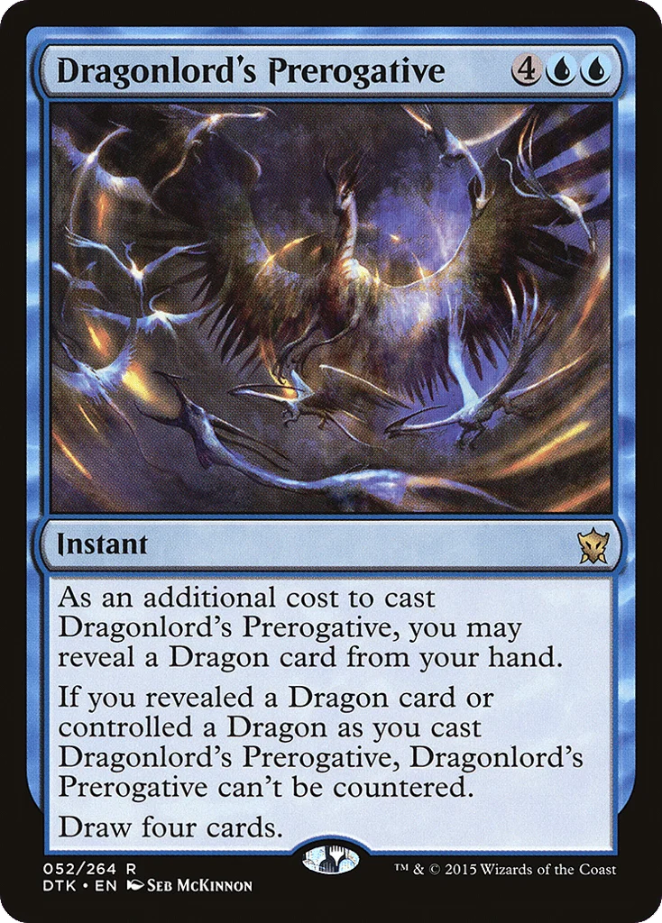 Dragonlord's Prerogative · Dragons of Tarkir
