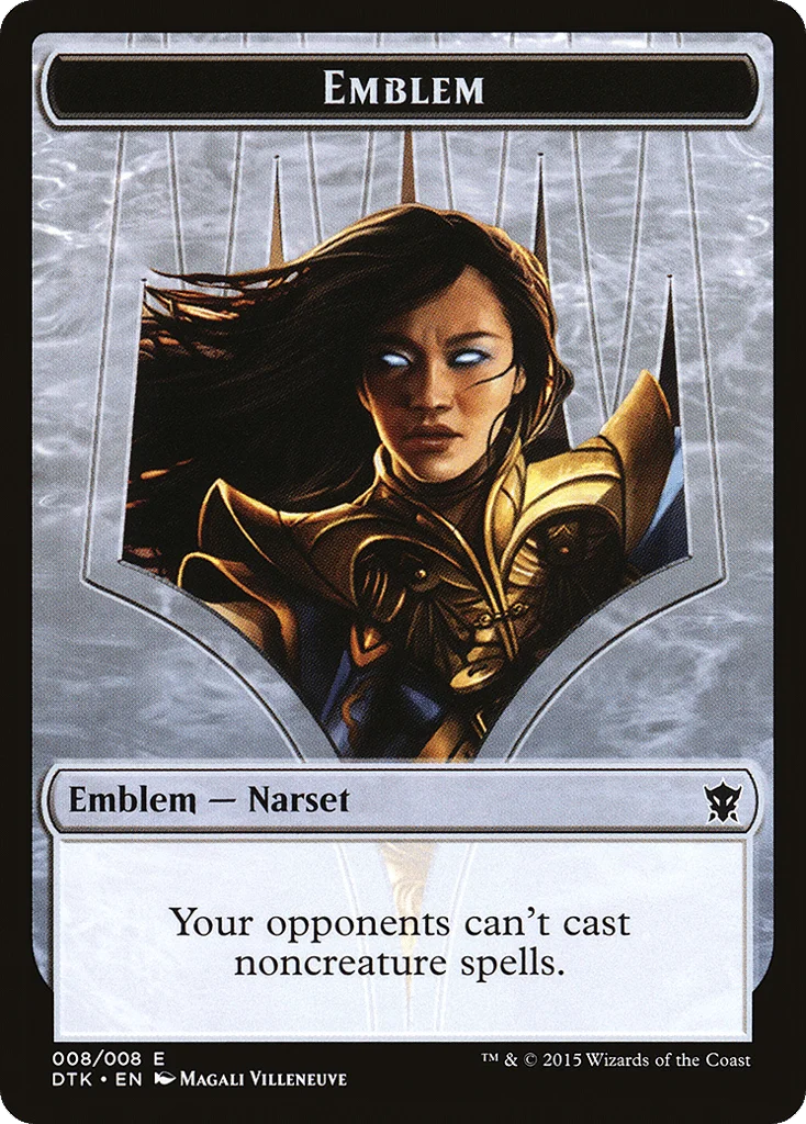 Narset Transcendent Emblem · Dragons of Tarkir