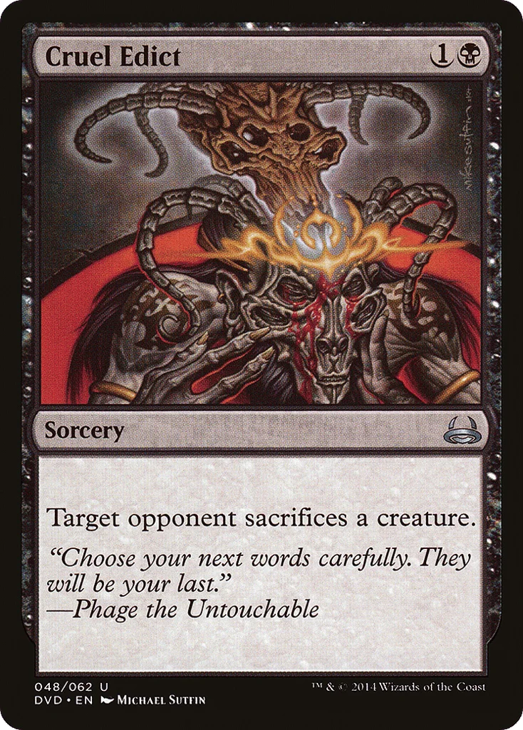 Cruel Edict · Duel Decks Anthology: Divine vs. Demonic