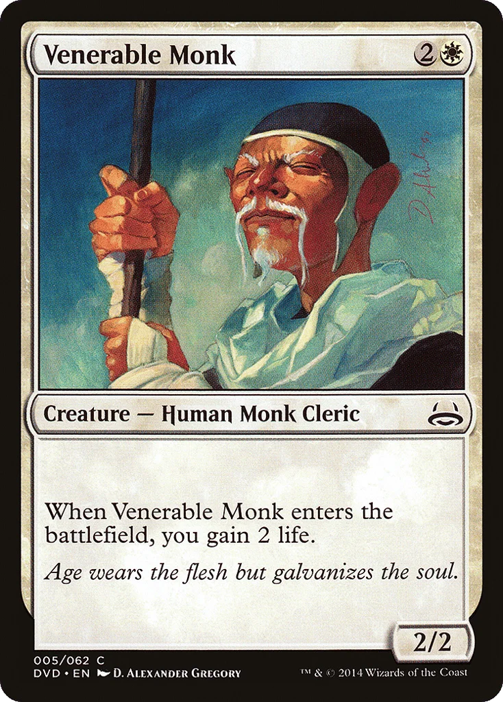Venerable Monk · Duel Decks Anthology: Divine vs. Demonic