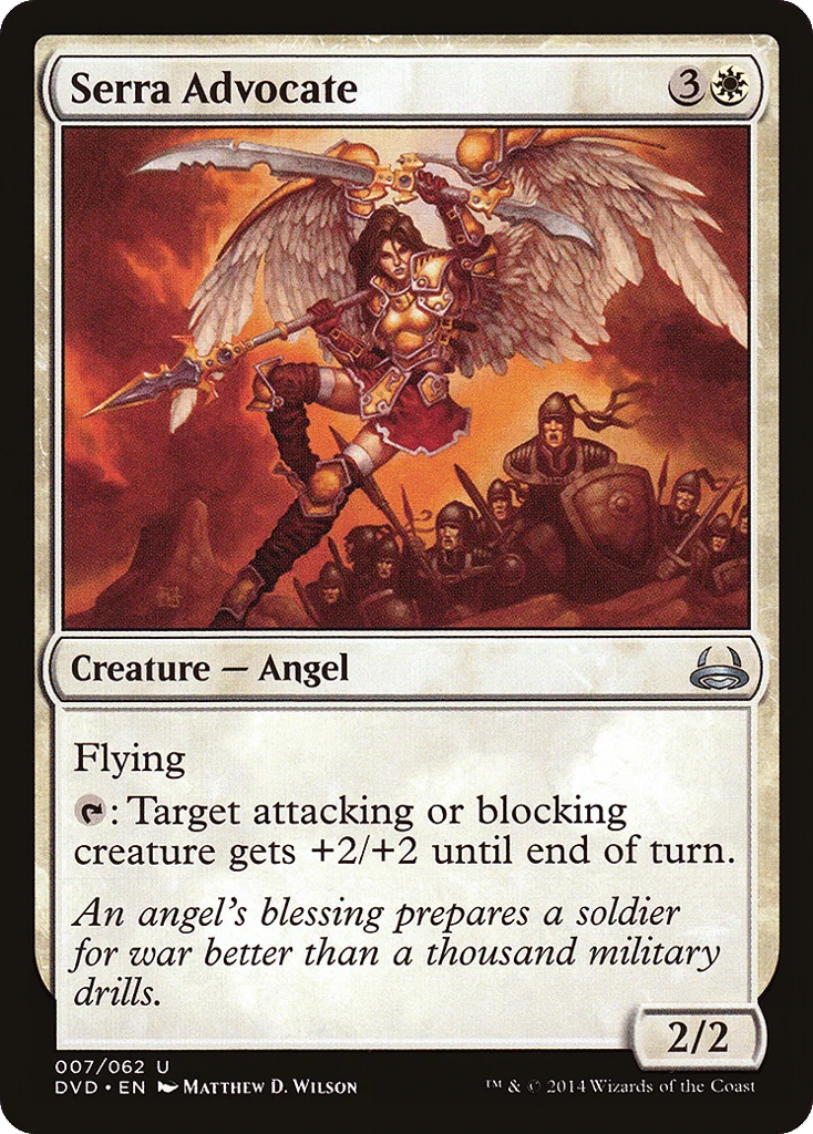 Serra Advocate · Duel Decks Anthology: Divine vs. Demonic