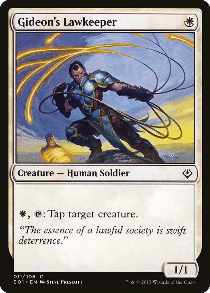 Gideon's Lawkeeper · Archenemy: Nicol Bolas