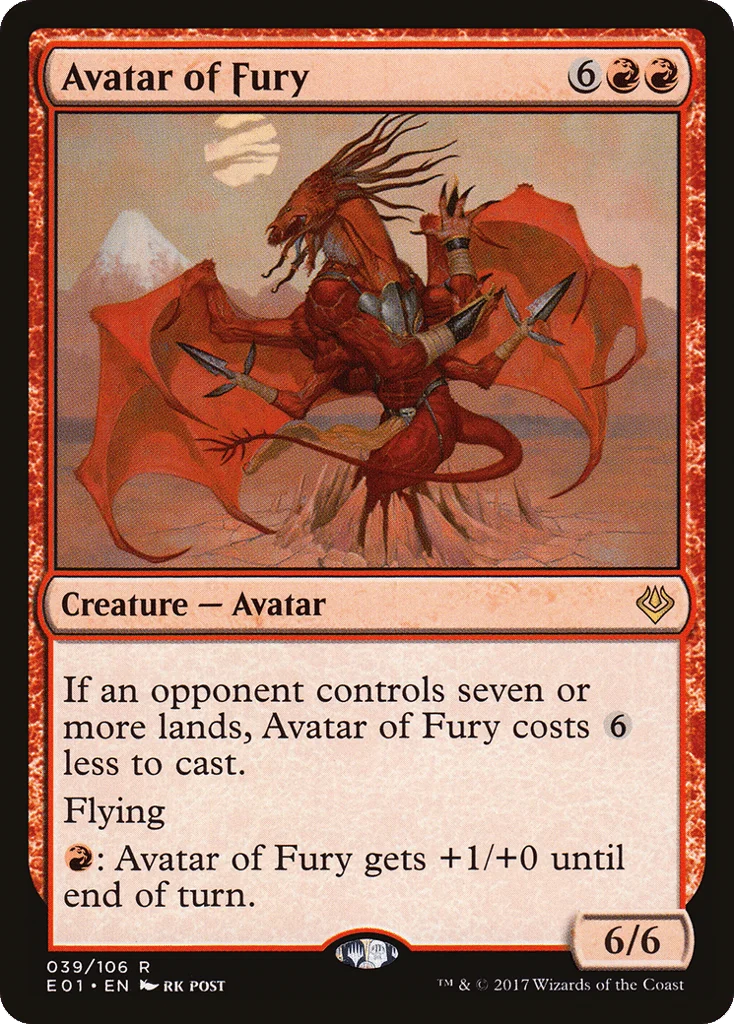 Avatar of Fury · Archenemy: Nicol Bolas